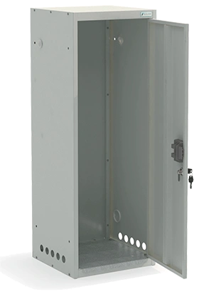 Шкаф для газовых баллонов ШГР 50-1-4(50л) 1631x600x385 мм Светло-серый
