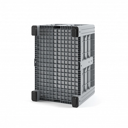 Пластиковый контейнер IBOX 1200х800 перфорированный на ножках