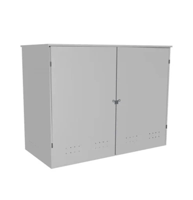 Шкаф для пяти баллонов 1200x1200x755 мм Светло-серый
