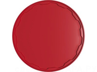 Крышка круглая для ведра ВП 11к, ВП 15к, ВП 20в, красная, код: 07456