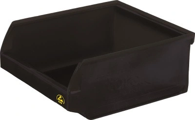 Ящик Ancona 107х98х47 PP, черный антистатичный, арт. 5000 ESD, код: 12769