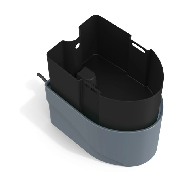 Торфяной биотуалет «РОСА» PREMIUM серого цвета