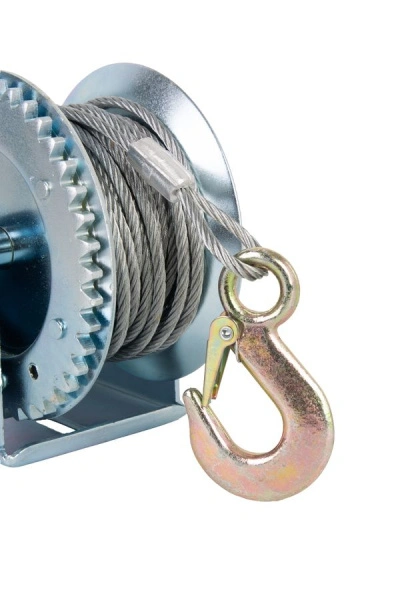 Лебедка ручная TOR ЛФ-1000 (FD) г/п 0,4 т длина троса 10 м