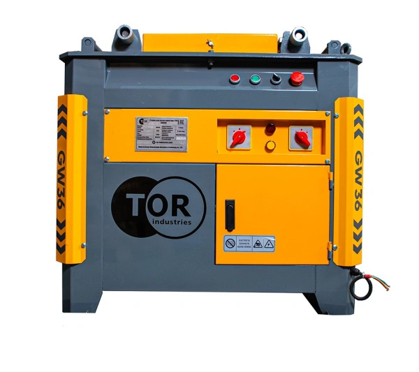 Станок для гибки арматуры 36/32мм 3кВт с доводчиком, рег. боковые упоры TOR GW36A PRO