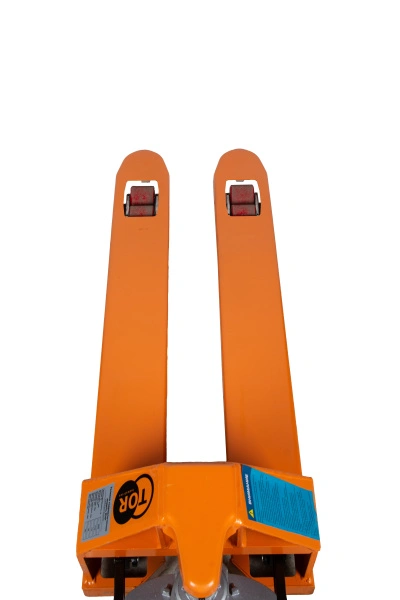 Тележка гидравлическая узковильная 2500 кг 1150х450 мм полиуретановые колеса TOR RHP