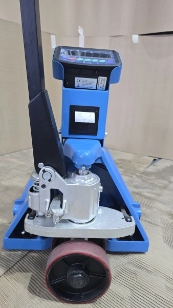 Тележка гидравлическая с весами и принтером 2500 кг 1150 мм полиуретановые колеса TOR WH-25ES