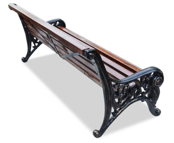 Скамейка чугунная «Парковая тишь» 2,0 м (2 опоры)