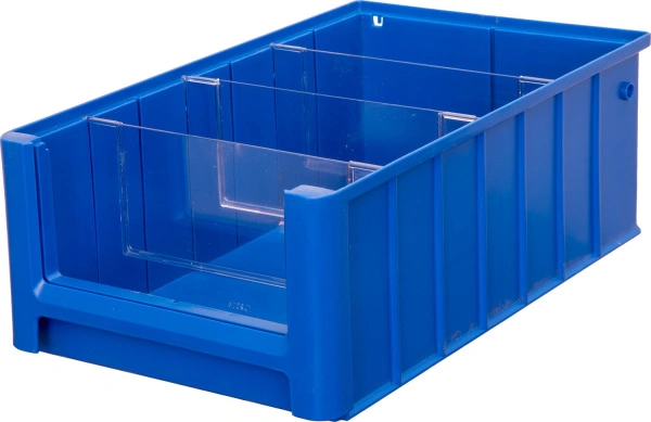 Ящик сплошной 400×234×140 мм, объем 13.1 л., арт.: SK 4214, синий, код: 12375