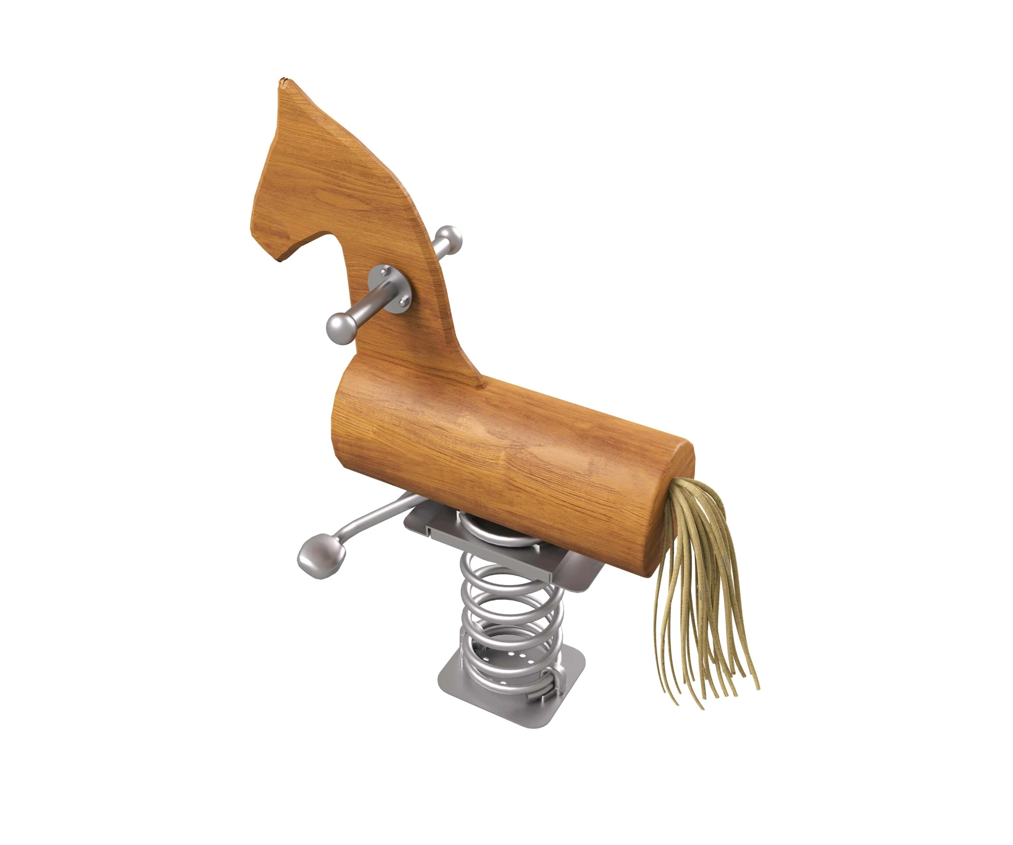 Качалка на пружине HARDWOOD «Конь»