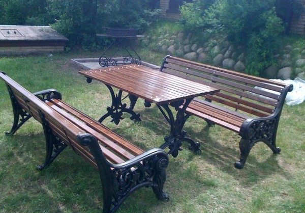 Комплект садовой мебели «Поляна» 1,5 м