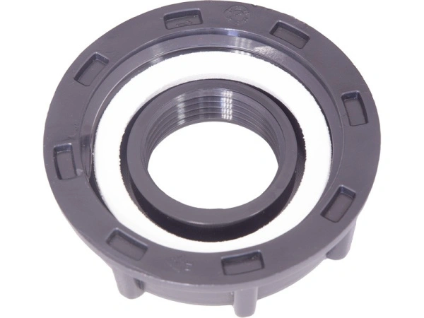 Переходник п/э для еврокуба 2"×1" "мама-мама", резьба S60X6, код: 37992