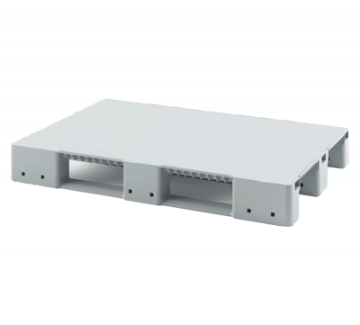 Усиленный сплошной поддон на трёх полозьях 1200x800x150 без бортика