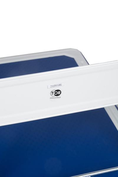 Тележка платформенная 300 кг TOR PH300 (880х600) со складной ручкой (резиновые колеса 125 мм)