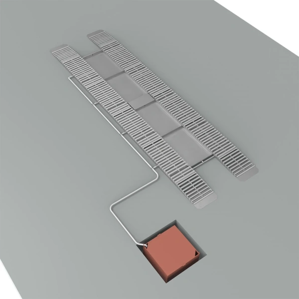 Эстакада металлическая Каскад Комфорт, разборная, 10м, усиленная, грузоподъемность 70т, серая